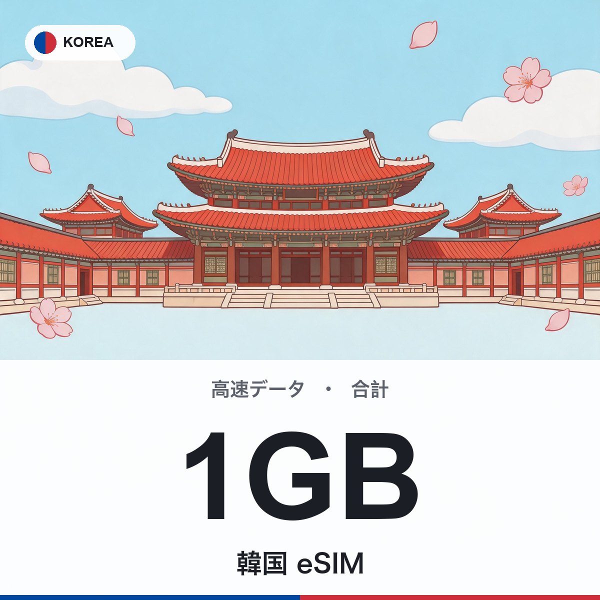 Korea eSIM 1GB cover