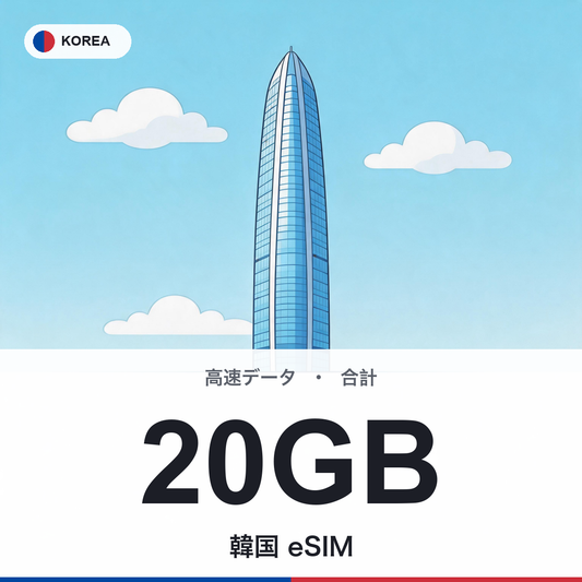 Korea eSIM 20GB cover